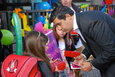 Raed Saleh an der Grundschule