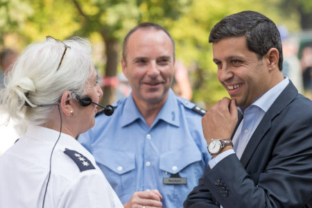 Raed Saleh wirbt für mehr Respekt vor der Polizei