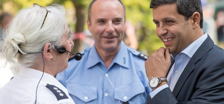 Raed Saleh wirbt für mehr Respekt vor der Polizei