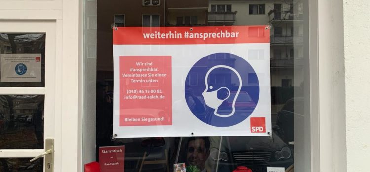 Bürgerbüro eingeschränkt offen! -Wir sind #ansprechbar