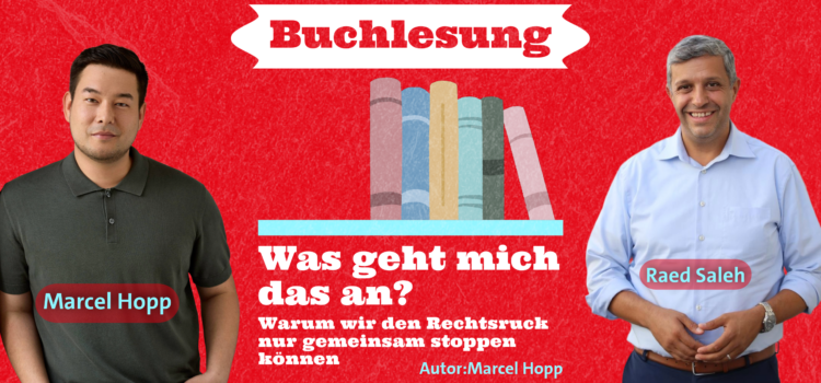 Lesung und Gespräch: Was geht mich das an? mit Marcel Hopp